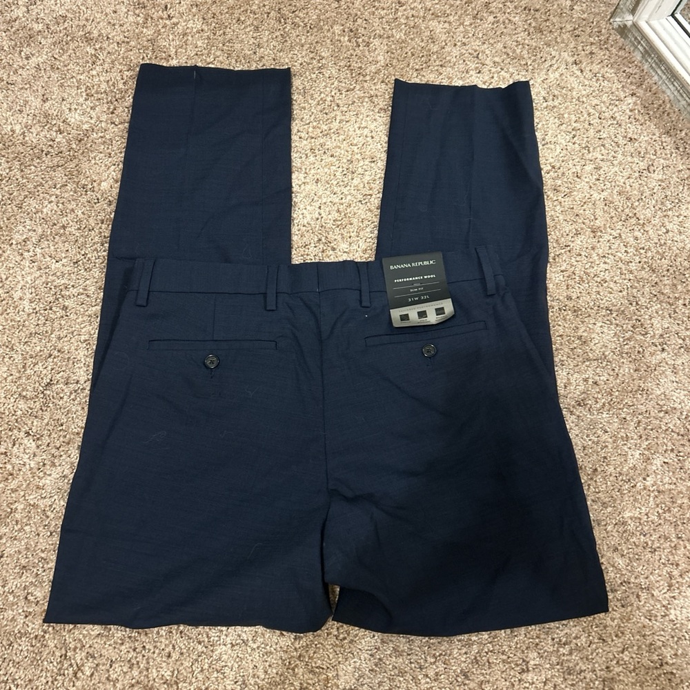 Banana Republic Dark Blue Dress Pants